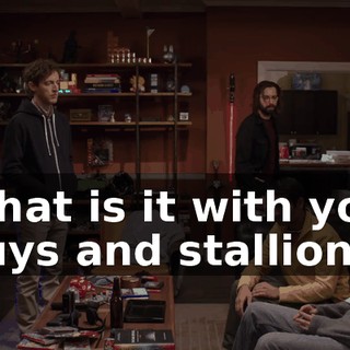 What is it with you guys and stallions?