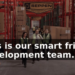 This is our smart fridge development team.