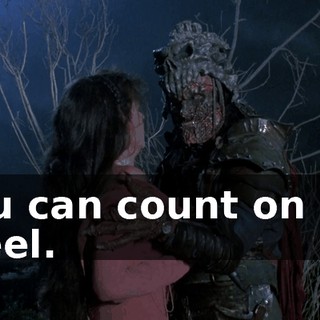 You can count on my steel.