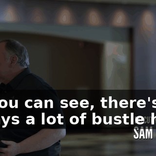 As you can see, there's always a lot of bustle here.