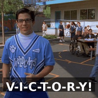 V-I-C-T-O-R-Y!