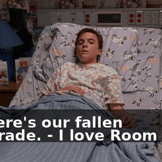 - There's our fallen comrade. - I love Room 124.