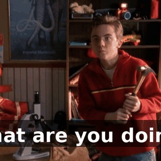 What are you doing?