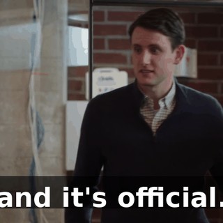 and it's official.