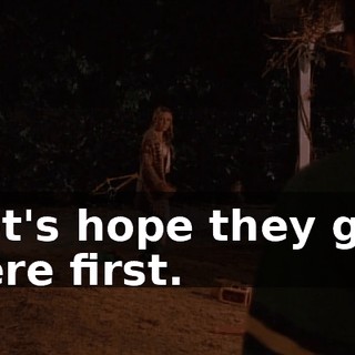 Let's hope they get here first.