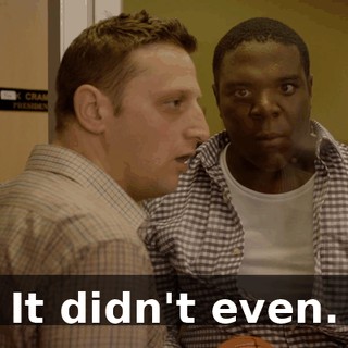 It didn't even.
