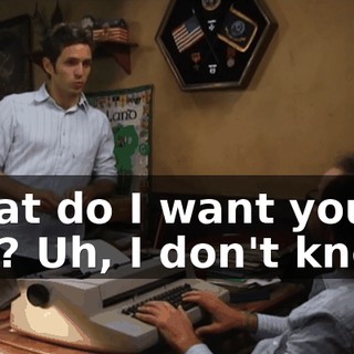 What do I want you to say? Uh, I don't know.