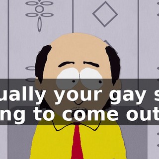 actually your gay side trying to come out.