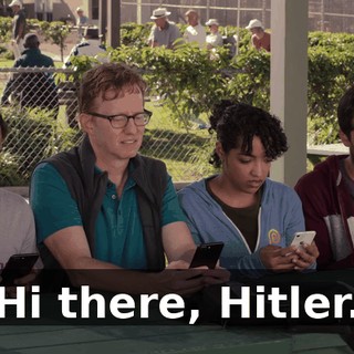 "Hi there, Hitler."