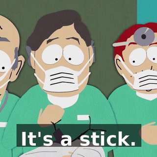 It's a stick.