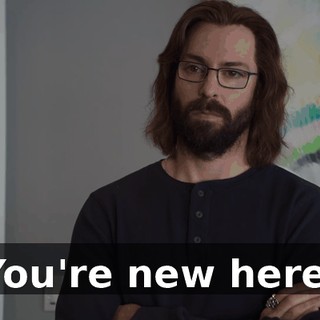 You're new here,