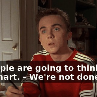 - People are going to think I'm so smart. - We're not done yet.