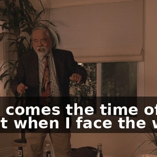 Now comes the time of the night when I face the wall