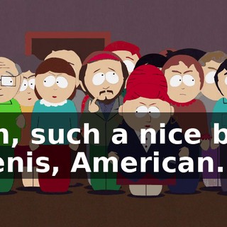 Oh, such a nice big penis, American.