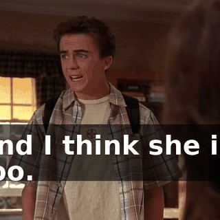 And I think she is, too.