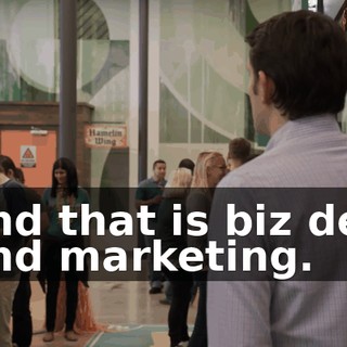 and that is biz dev and marketing.