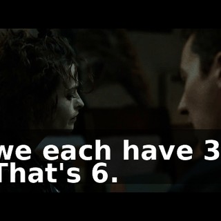 we each have 3. That's 6.
