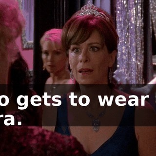 who gets to wear the tiara.