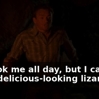 It took me all day, but I caught two delicious-looking lizards,