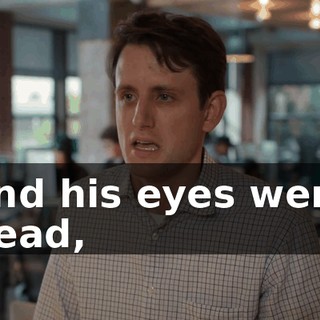 and his eyes went dead,