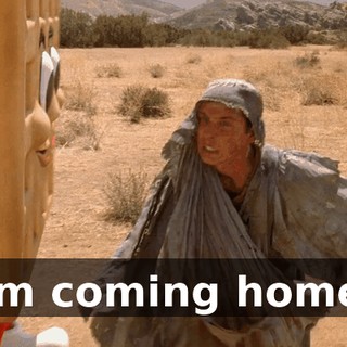 I'm coming home!