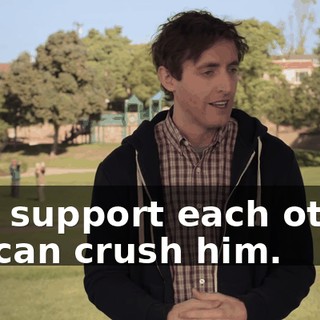 and support each other, we can crush him.