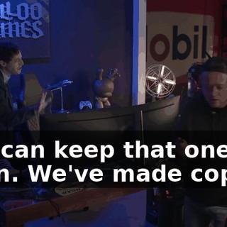 You can keep that one, Colin. We've made copies.