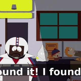 I found it! I found it!