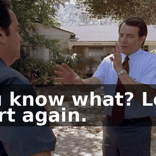 You know what? Let's start again.