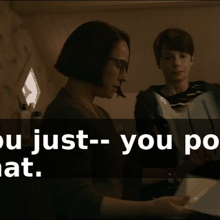 so you just-- you poop in the hat.
