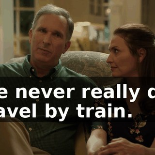 We never really did travel by train.
