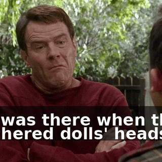 She was there when these butchered dolls' heads