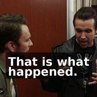 That is what happened.