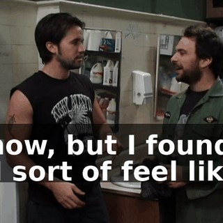 I know, but I found it, so I sort of feel like...