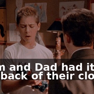 Mom and Dad had it in the back of their closet.