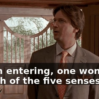 Upon entering, one wonders which of the five senses