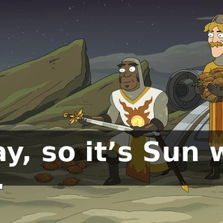 Okay, so it’s Sun with a u.
