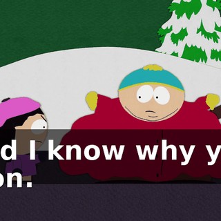 and I know why you won.