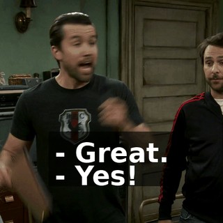 - Great. - Yes!