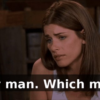 Any man. Which man?