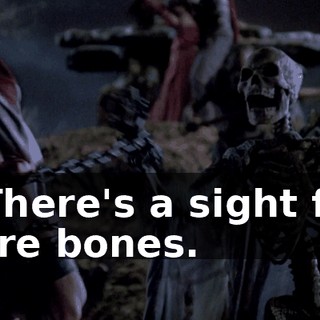 - There's a sight for sore bones.