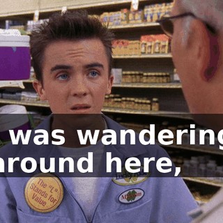 I was wandering around here,