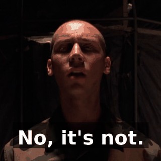 No, it's not.