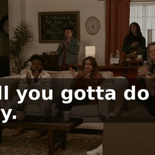 All you gotta do is try.