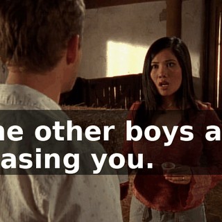 The other boys are teasing you.