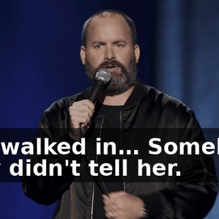 She walked in… Somehow, they didn't tell her.