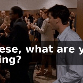 Reese, what are you doing?
