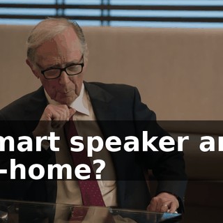 Smart speaker and in-home?