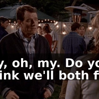 My, oh, my. Do you think we'll both fit?
