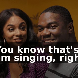 - You know that's Sam singing, right?